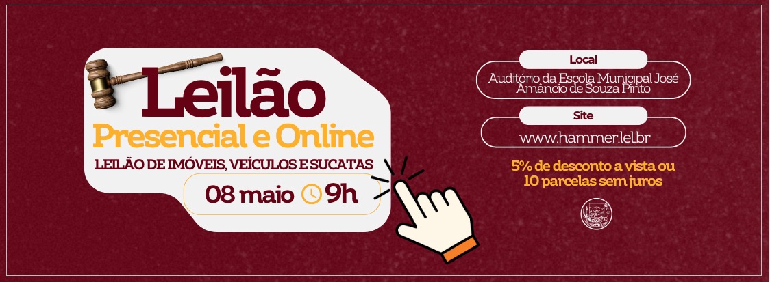Leilão de Imóveis e Sucatas